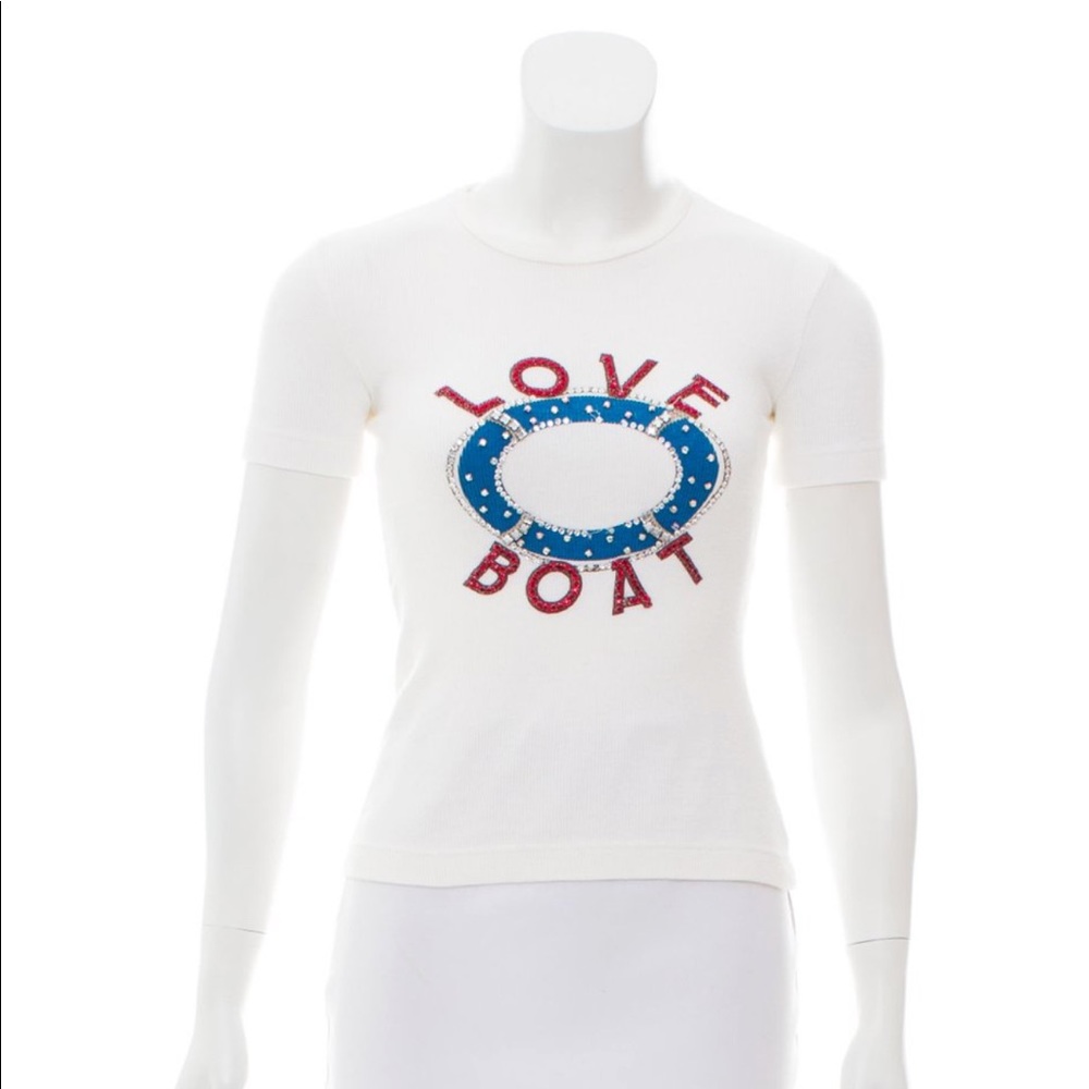 Dolce and Gabbana embellished short sleeve shirt
